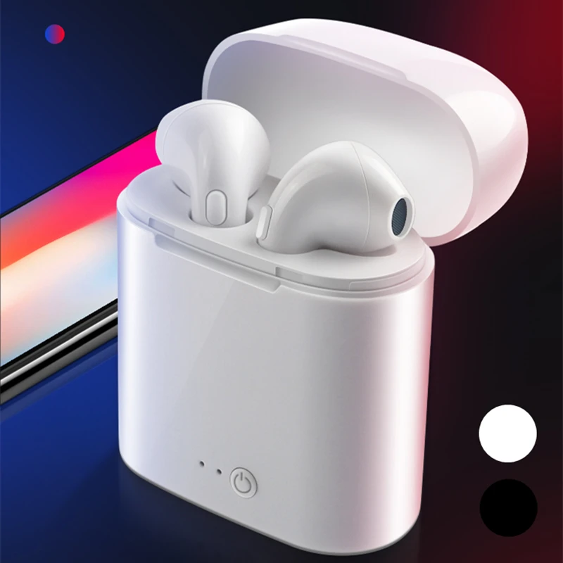 Беспроводные Bluetooth наушники i7s TWS спортивные стерео наушники-вкладыши гарнитура