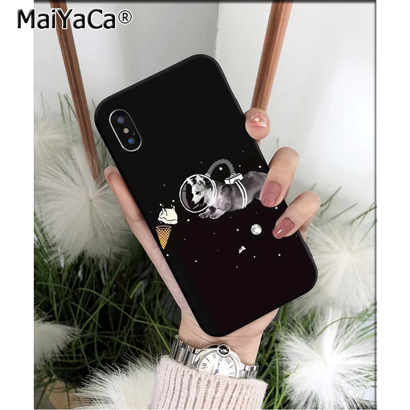 Силиконовый чехол MaiYaCa для Apple iPhone 8 7 6 6S Plus X XS MAX 5 5S SE XR|Чехлы-накладки| |