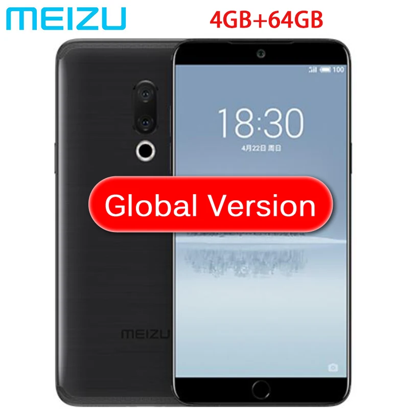 Оригинальный Meizu 15 глобальная версия 4 ГБ ОЗУ 64 Гб ПЗУ Snapdragon 660 Восьмиядерный