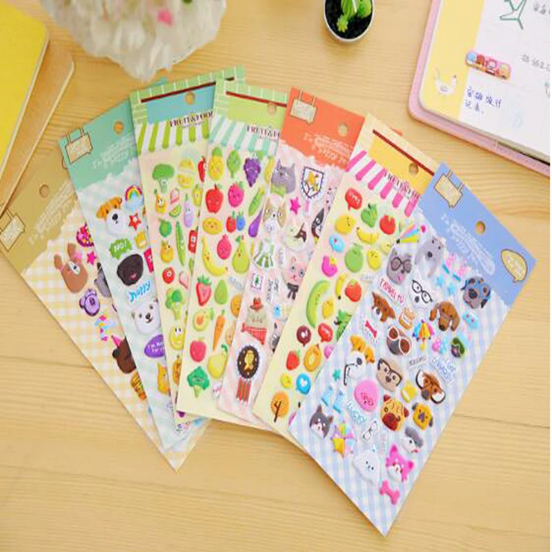 3 шт. креативная Милая 3D красочная Новинка пластиковая мультяшная фруктовая