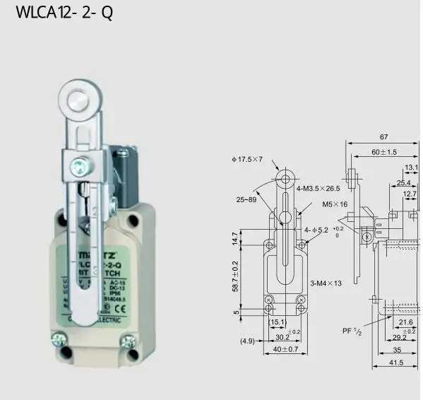 

100PCS Travel Switch WACA12-2-Q/TZ-5108 limit switch