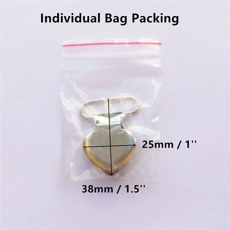 Ченкэй 50 шт. 1 ''с фокусным расстоянием 25 мм Сердце Металл подтяжки Держатель