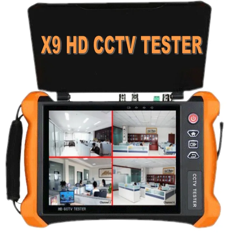 X9 Series IP Camera tester H.265 4K Multimeter fiber CVBS AHD CVI TVI SDI 8MP HD CCTV Tester Monitor VFL TDR WIFI ONVIF HDMI