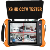 x9 series ip camera tester h 265 4k multimeter fiber cvbs ahd cvi tvi sdi 8mp hd cctv tester monitor vfl tdr wifi onvif hdmi