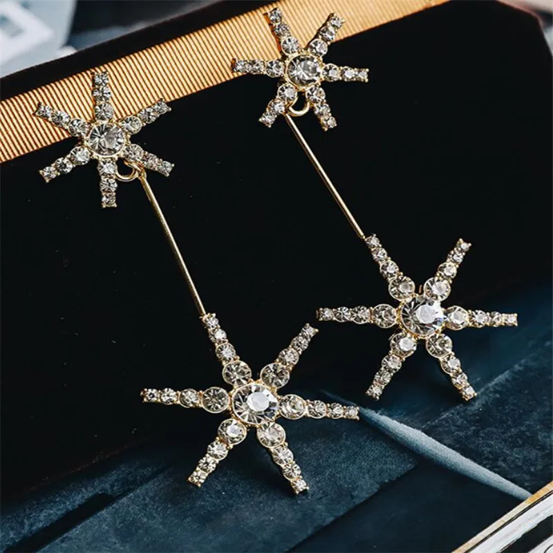 

2021 Kerean fashion exaggerated long earrings