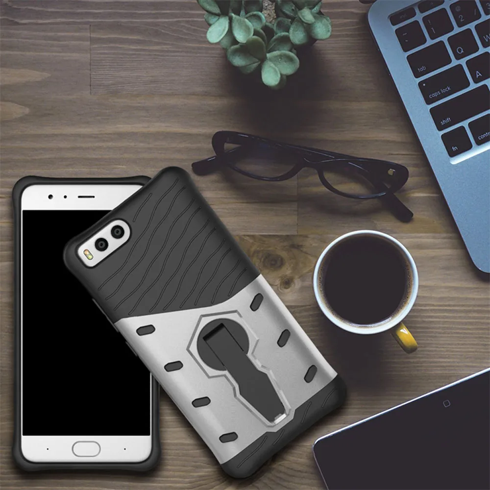 Ksq Новый противоударный Подставки Чехол для Xiaomi mi6 6e 6 P mce16 5.15 &quotПанцири чехол 360