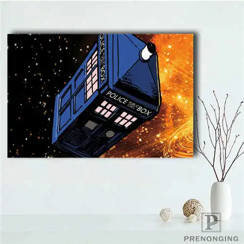 Custom doctor who (3) Printing Posters Cloth Fabric Wall Art Pictures For Living Room Decor#18-12-05-2-70 | Дом и сад
