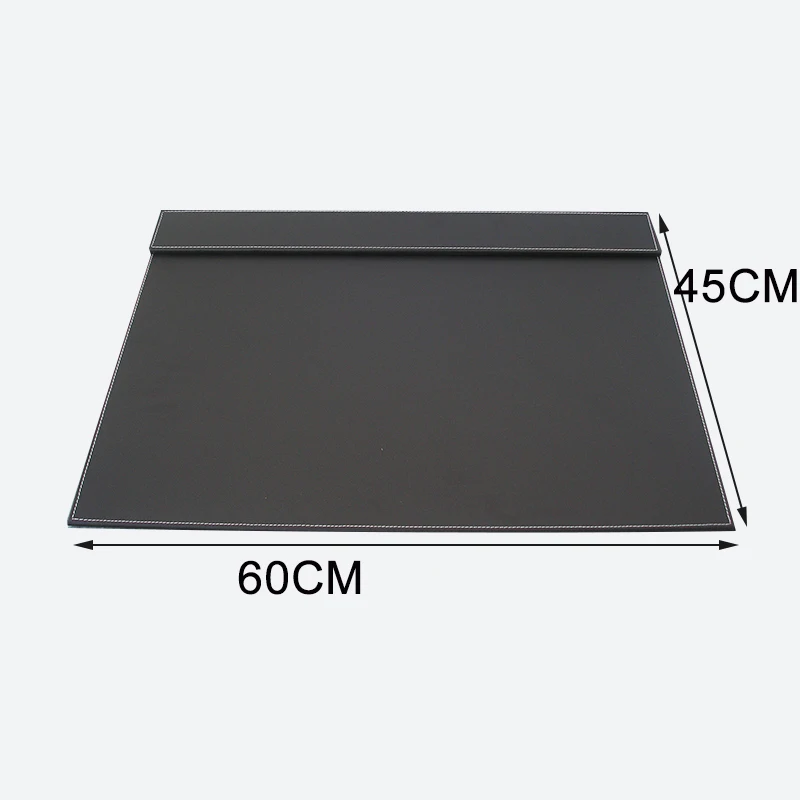 PU Leather Writing Work Pad Desk Drawing Mat with Office A3/ A4 File Paper Clip A005 Black | Канцтовары для офиса и дома