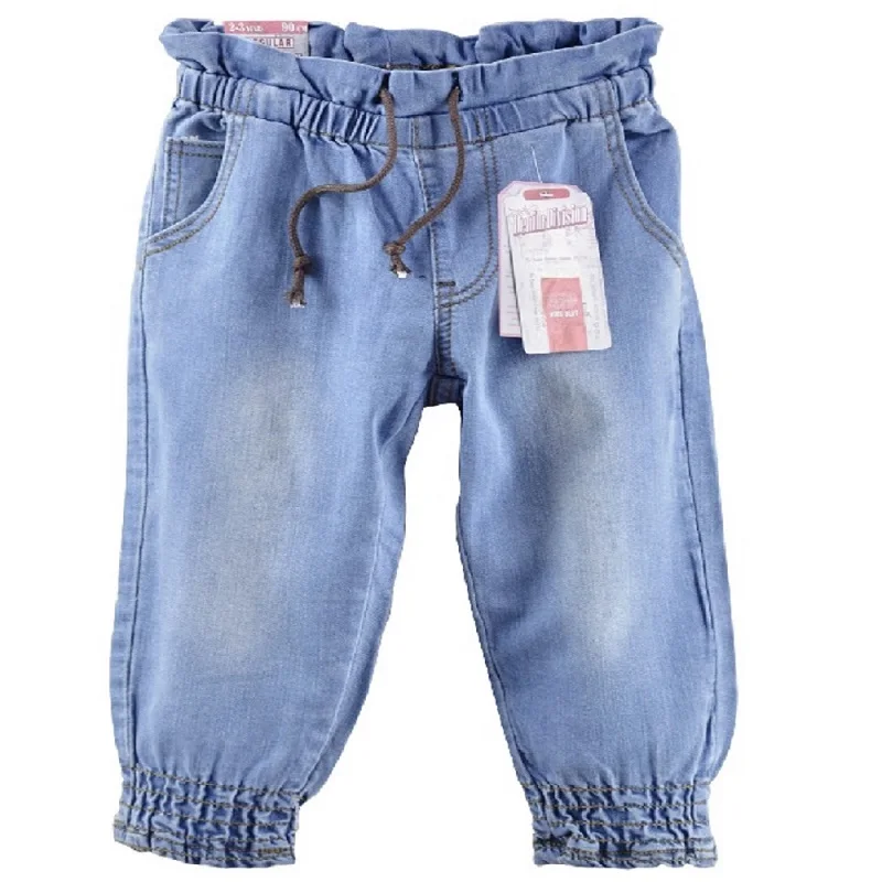 Детские джинсы повседневные для мальчиков детские штаны девочек модные одежда