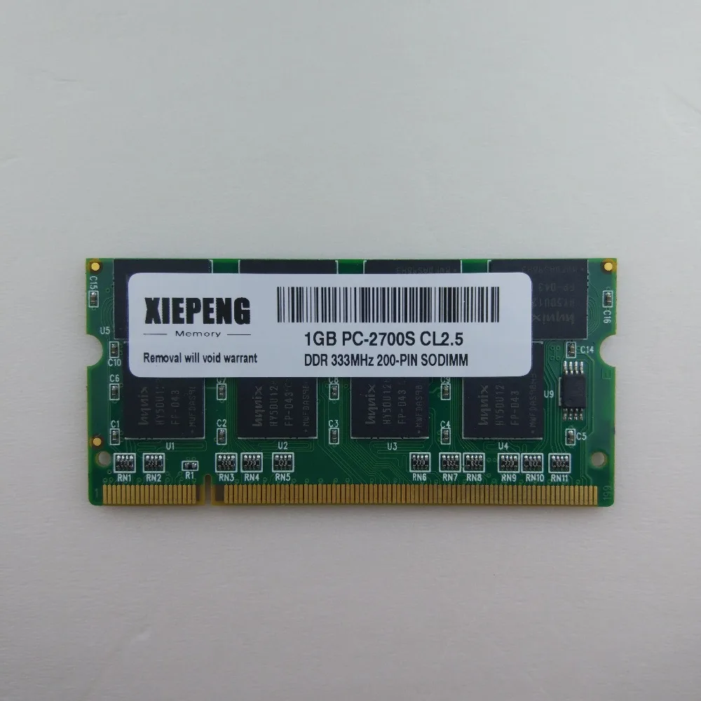 Память ноутбука 1 ГБ DDR 333 PC2700S RAM 512MB DDR-333MHz для DELL Inspiron 600m 700m 710m 8600 9100 9200 | Компьютеры