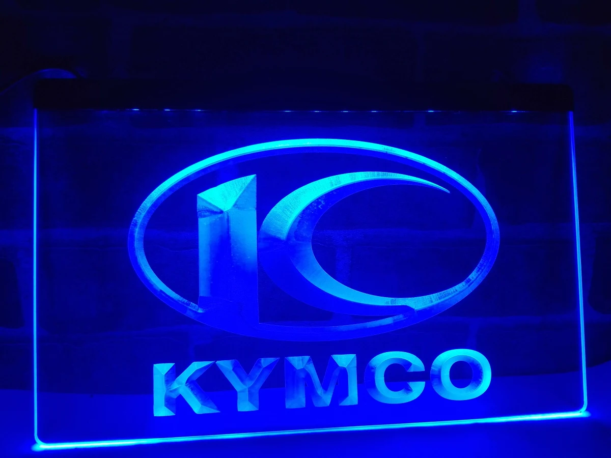LG171 Kymco светодиодный неоновый светильник знак подвесной для домашнего