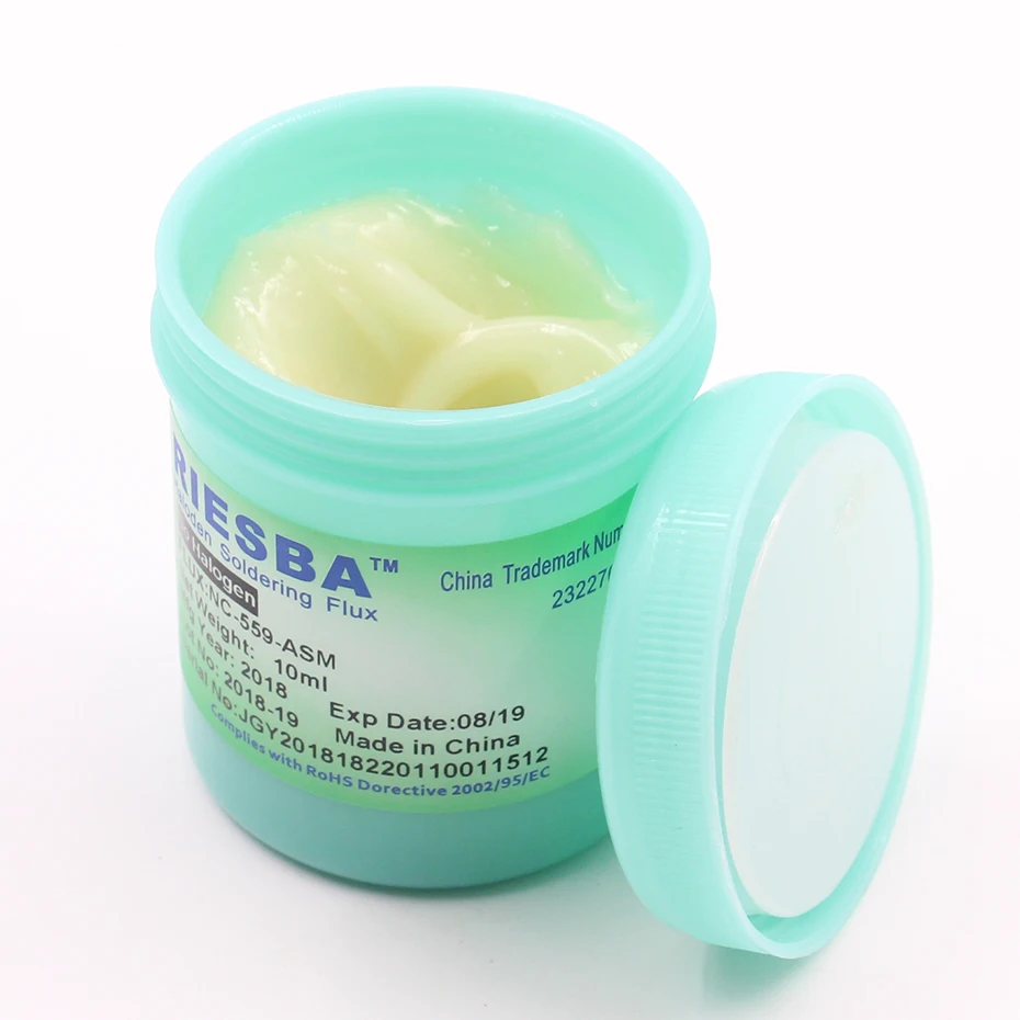 Riesba NC 559 ASM Flux paste Бессвинцовая паяльная паста паяльный флюс 100 г|paste soldering flux|soldering