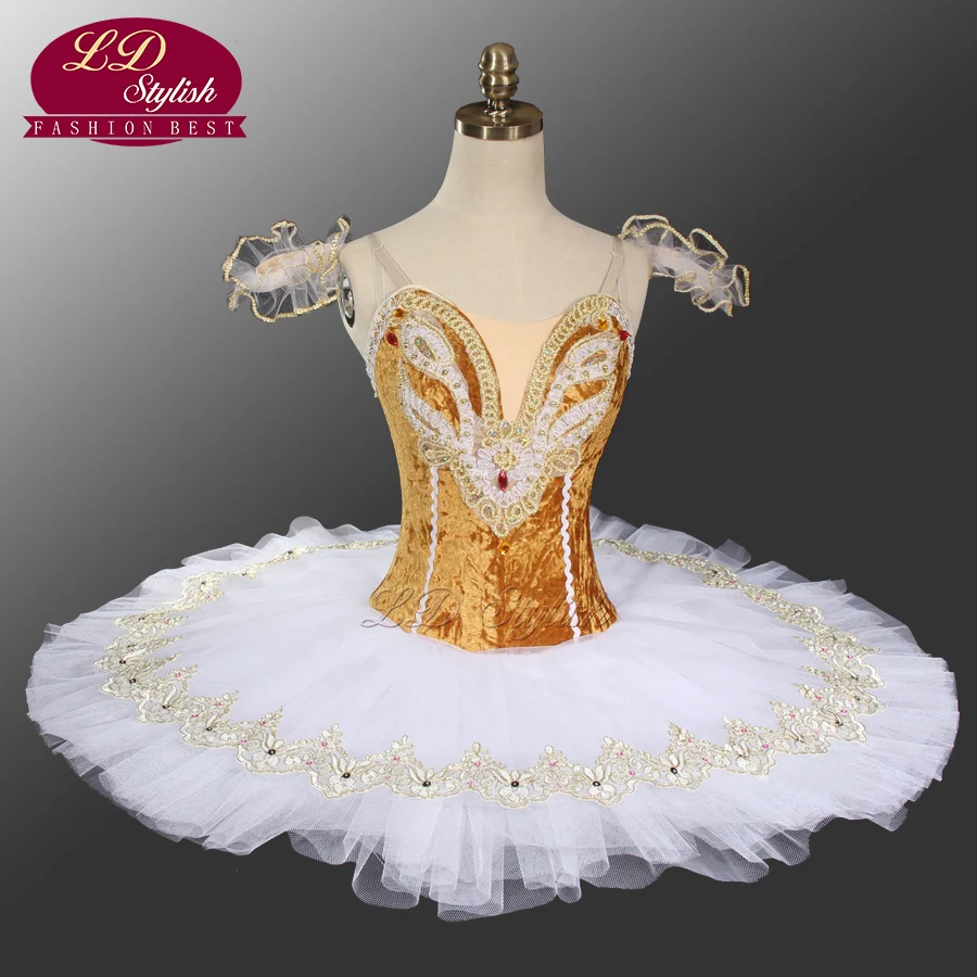 

Adult Camel Professional Ballet Tutus Girls Classical Nutcracker Stage Tutu Women Stage Performance Ballet Tutu LD0015