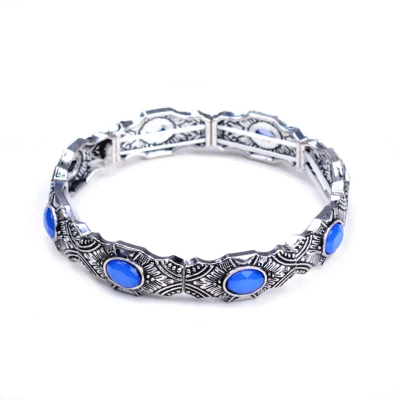 Новинка 2017 года женский браслет богемные Серебрянные украшения в античном стиле