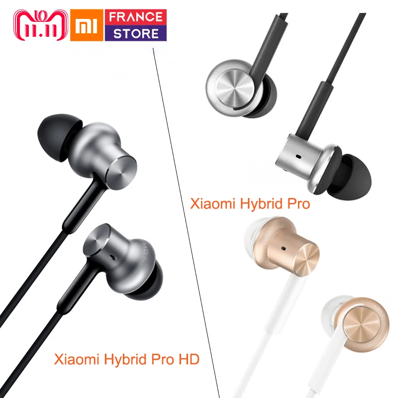 Оригинальные Xiaomi mi гибридные наушники Pro HD/Hybrid Наушники вкладыши проводное