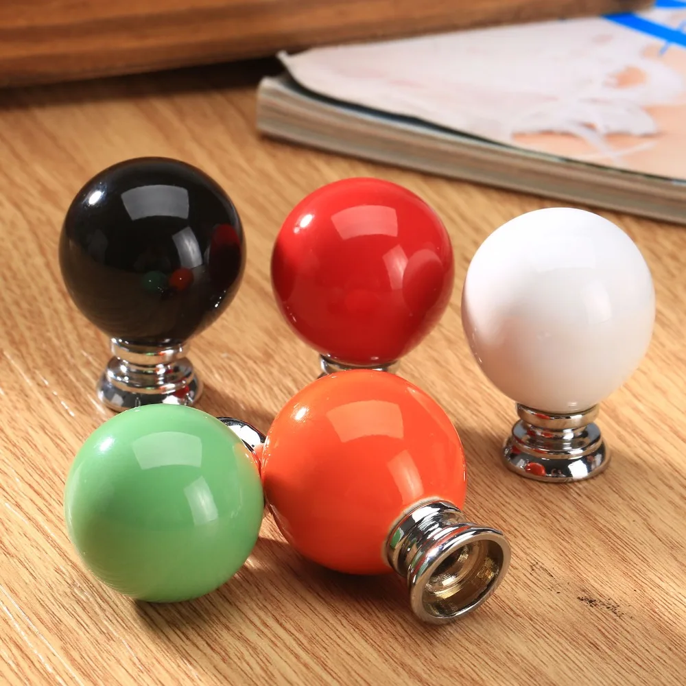 1 шт. круглые керамические ручки для мебели|Ручки шкафа| |
