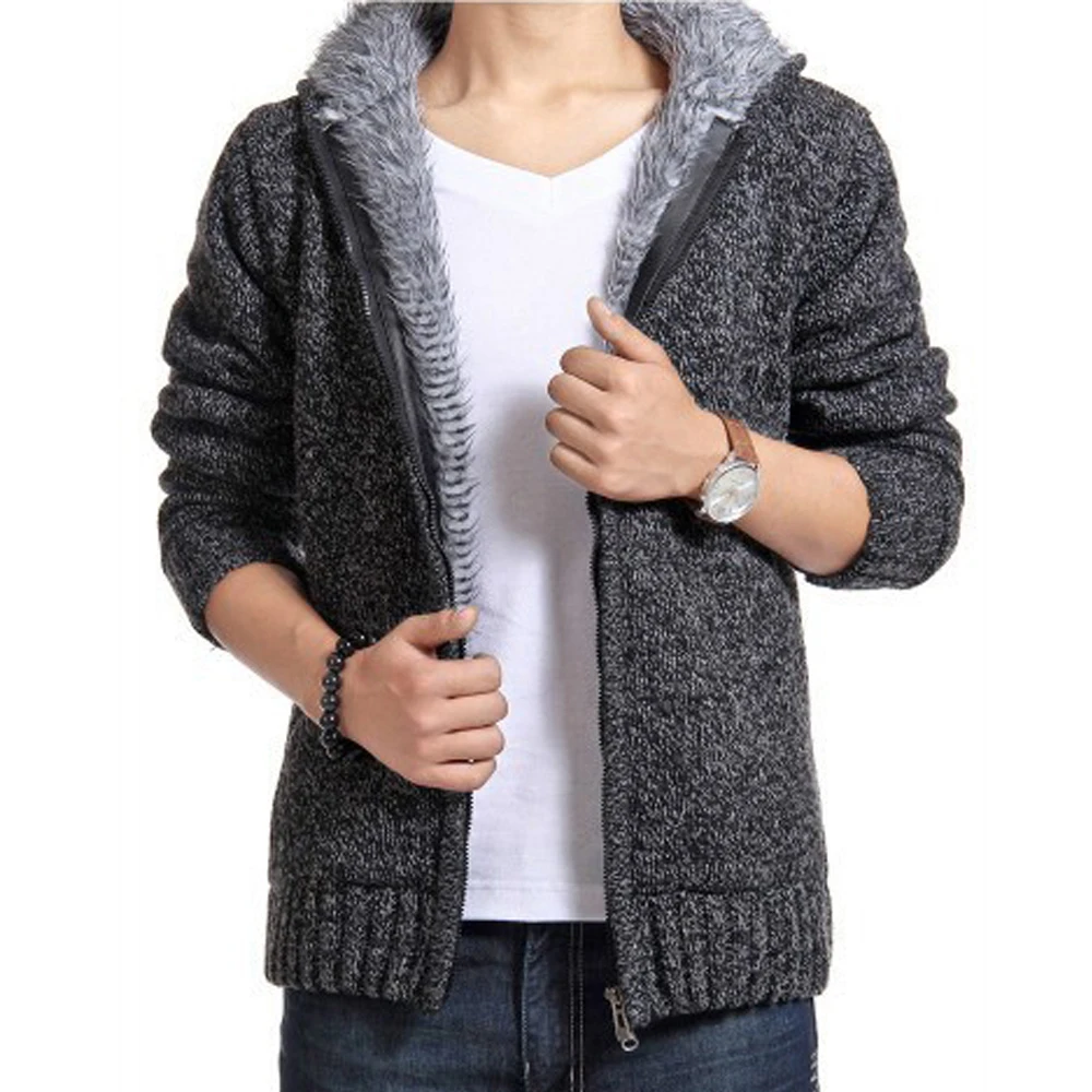 Мужской вязаный свитер модный брендовый кардиган на осень и зиму 2018|brand men