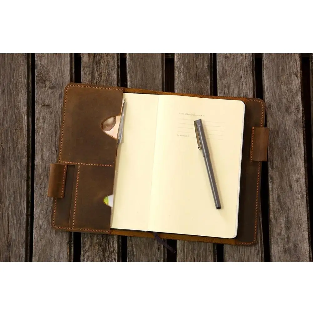 Большой Moleskine кожаный чехол/Moleskine Классический чехол для ноутбука Органайзер/большой размер Moleskine кожаный чехол, папка