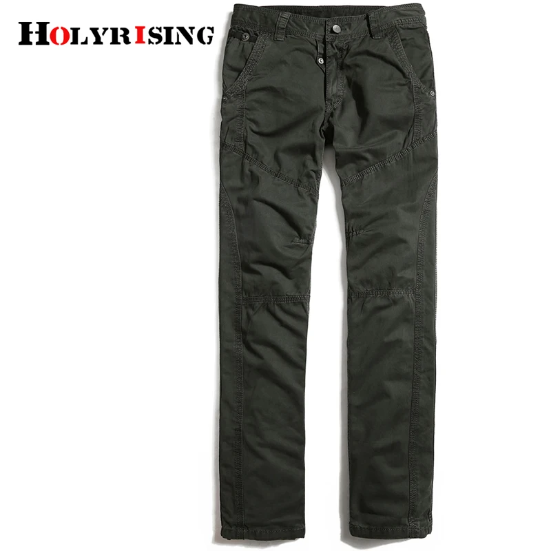 Holyrising, Мужские штаны, хлопок, для отдыха, панталоны, Hombre, с карманами, тактические штаны, для улицы, на молнии, брюки, размер 29-38, 18765-5