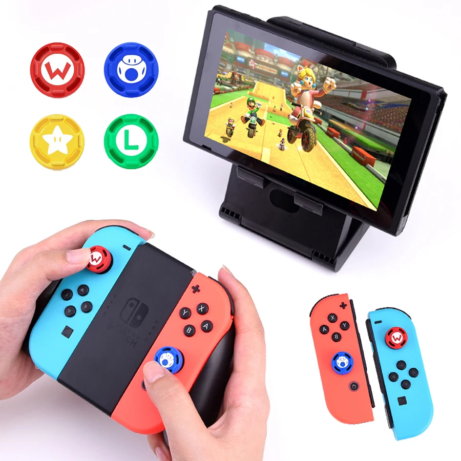 4 шт. силиконовые колпачки для контроллера Nintendo Switch|Чехлы| |