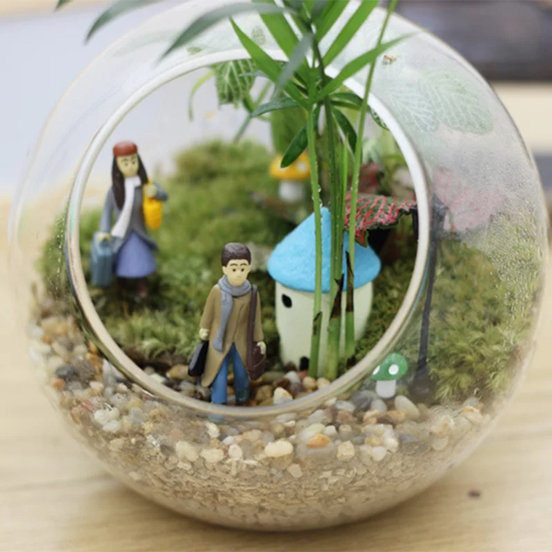 2 шт. миниатюрная Статуэтка для влюбленных сказочное садовое украшение Свадебный