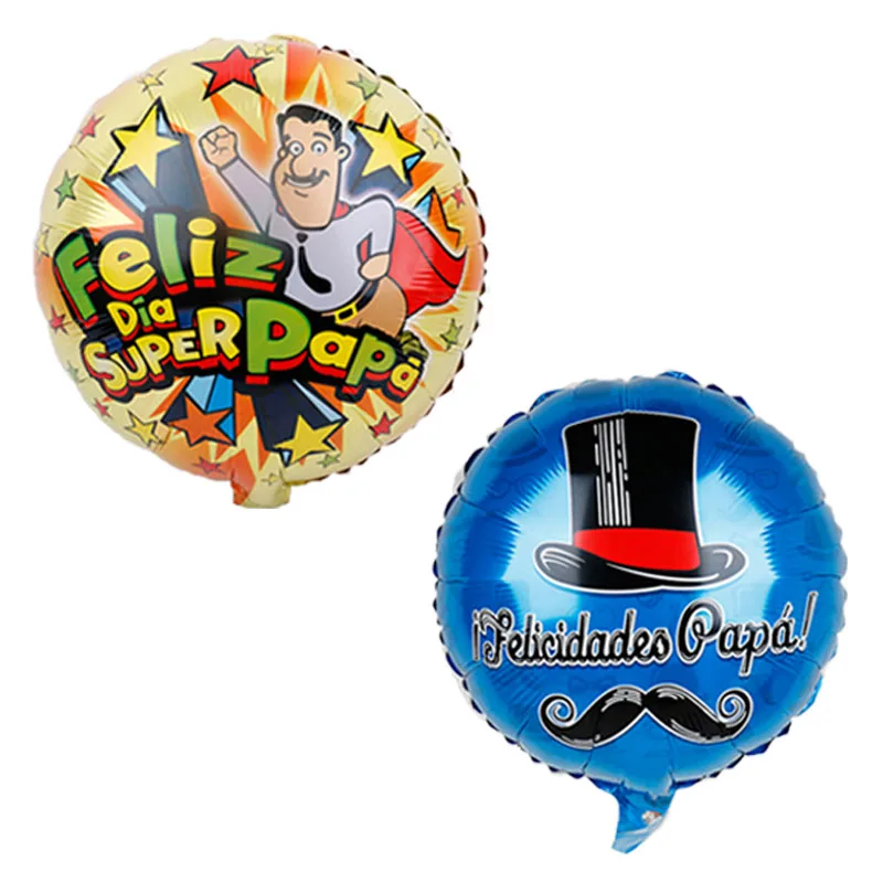 18 дюймов для мамы папы Фольга воздушные шары 30 шт. Feliz Dia Mama и I Love Papa гелий Globos Happy