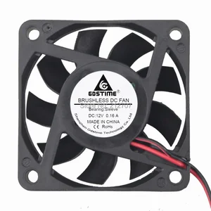 50 шт. Gdstime 6 см 60 мм 6015 60x60x15 мм DC охлаждающий вентилятор для компьютера 12 В 2Pin