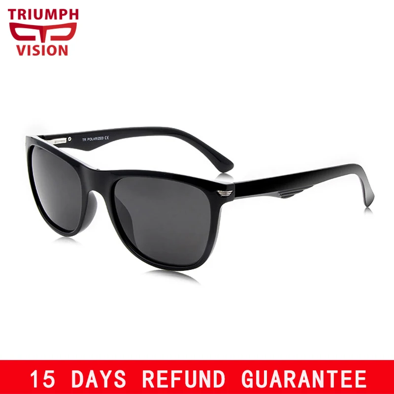 Мужские солнцезащитные очки TRIUMPH VISION черные с защитой от ультрафиолета