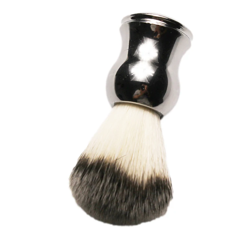Чистый Кисть для бритья из шерсти барсука кисти бороды позолоченная ручка в