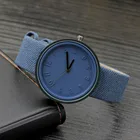 Женские Аналоговые часы с кожаным ремешком, повседневные часы унисекс с градиентом, подарок @ F