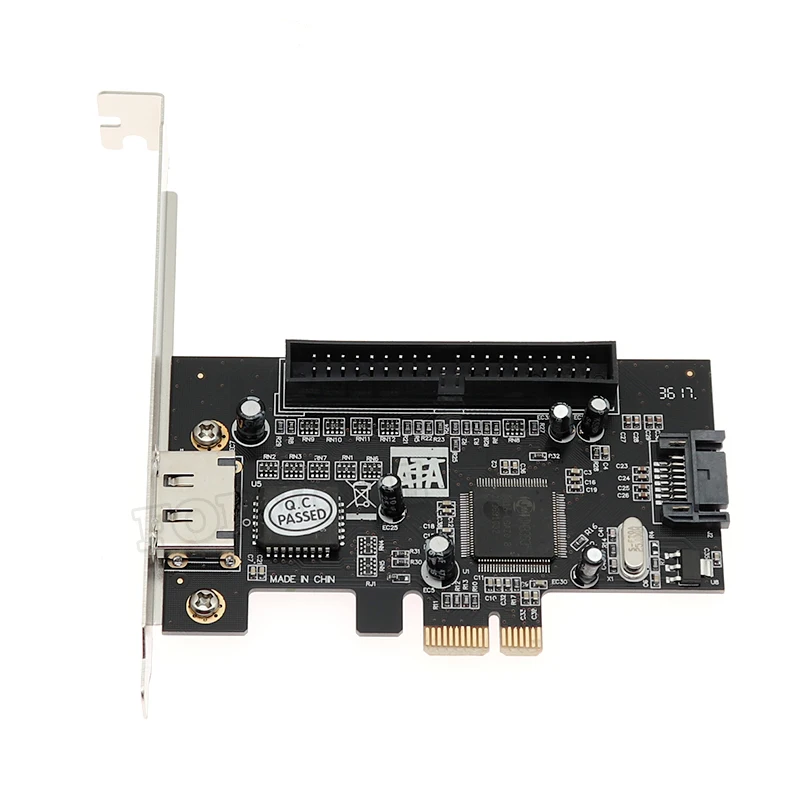 Компьютерная шина PCI-e PCIe PCI Express IDE SATA2.0 комбинированный eSATA контроллер карты 1
