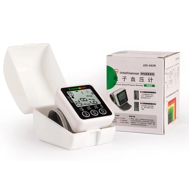 

JZK-002R Automatic Wrist Digital Blood Pressure Monitor Tonometer Personal Health Care Deivce Meter for Measuring And Pulse Rate