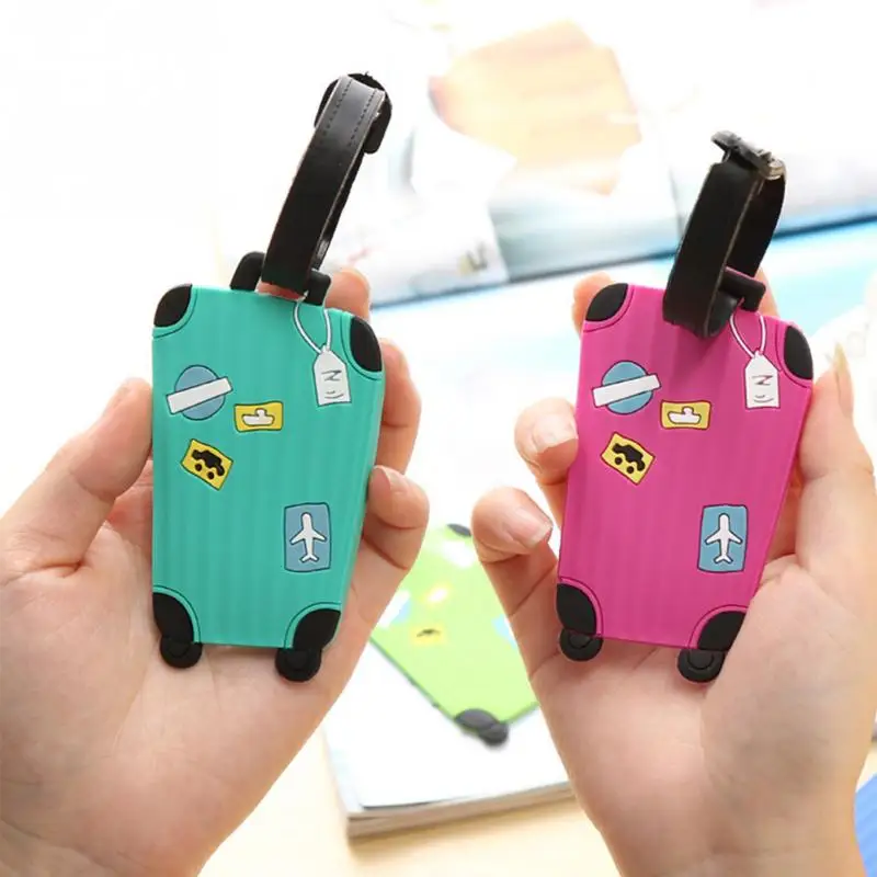 2018 New Cartoon Soft Travel Holiday Luggage ID Tag Labels Summer Vocation Consignment Card for Beach Students | Багаж и сумки