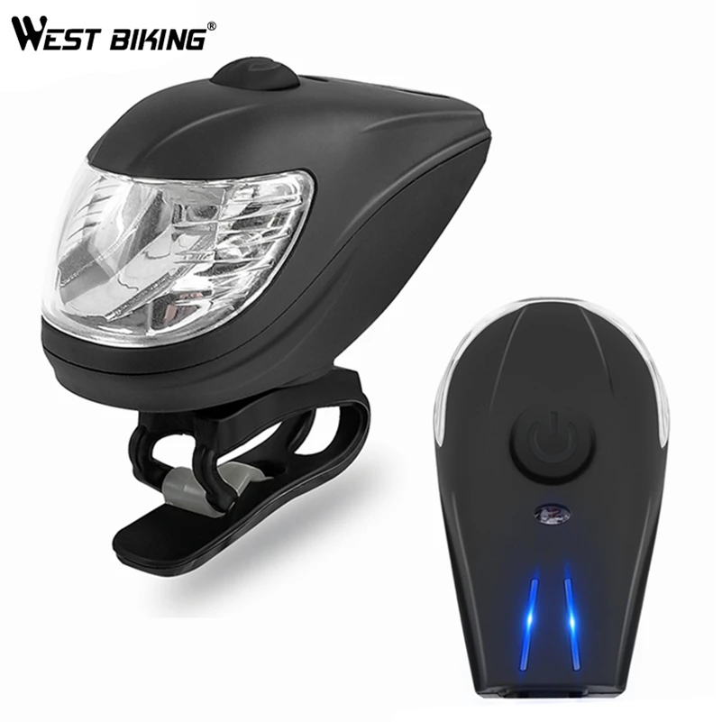 Водонепроницаемый велосипедный передний фонарь WEST BIKING индукционный яркий