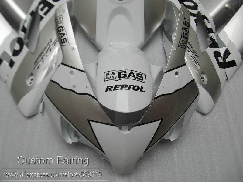 Комплект обтекателей для литья под давлением CBR1000RR 2004 2005 комплект белого серебра