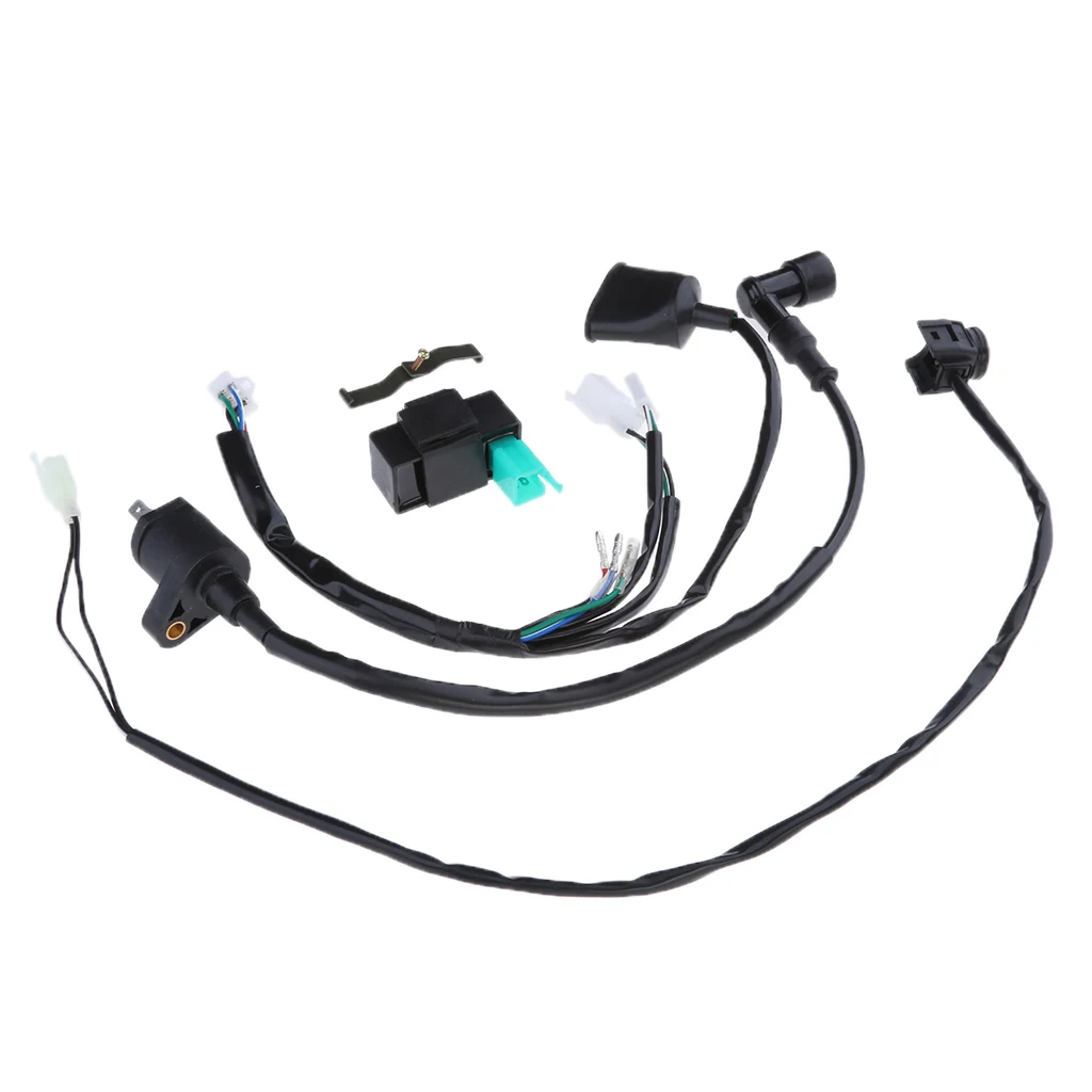 Жгут жгута проводов Kill Switch катушка зажигания 5 Pin CDI для 110cc 125cc 140cc Pit Dirt Bike| |