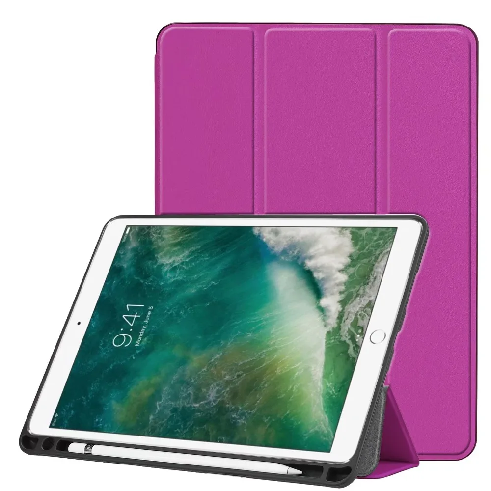 Ультратонкий чехол для iPad Pro 10 5 2017 A1701 A1709 умный планшета защитный чехол-подставка