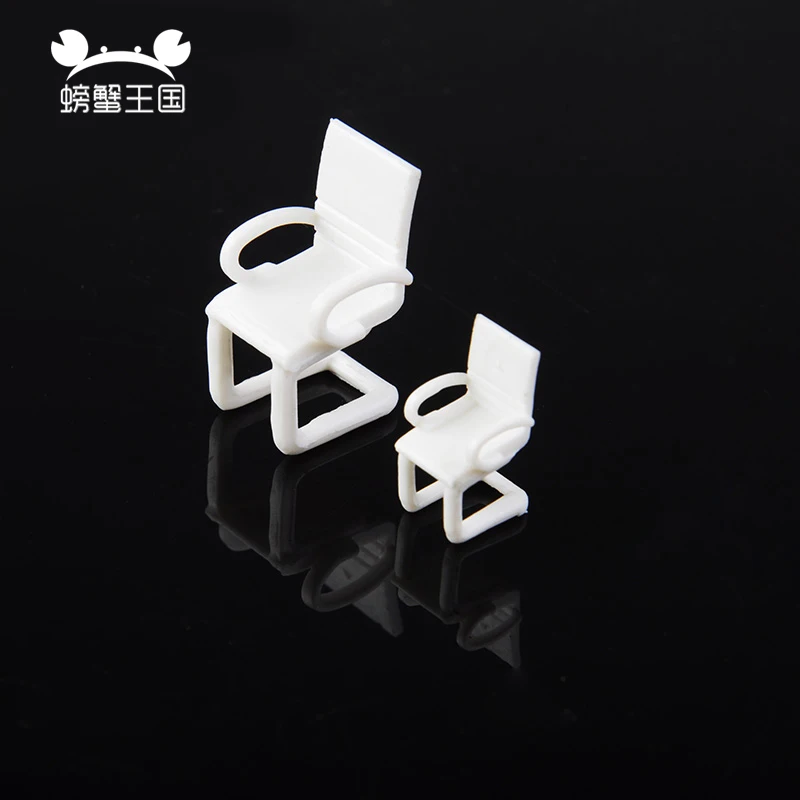 10Pcs Train Railway Model Conference Chair Scenery Layout 1:50 1:75 scale railway modeling | Игрушки и хобби