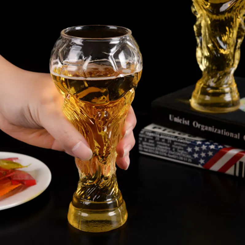

Creative Football Mugs Bar Glass 450Ml Wine Glasses Whiskey Beer Goblet Juice Cup High Borosilicate Glass Cup
