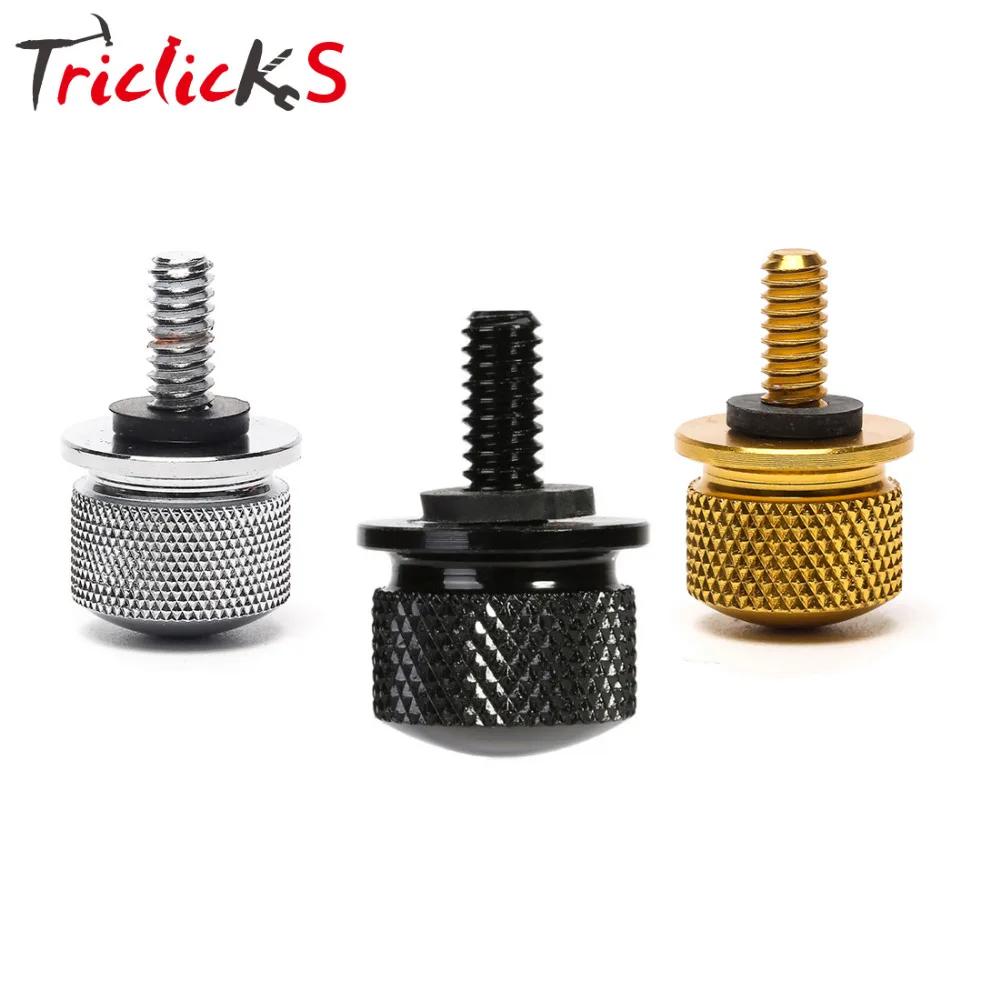 

Triclicks Stainless Steel Seat Bolt Screw Mount Nuts Black Sliver Gold CNC New For Harley 97-later XG XL Dyna Softail Sportster
