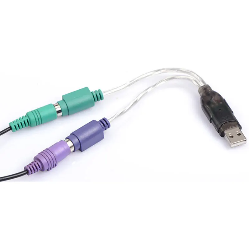 Кабель-адаптер USB2.0 к PS2 для сканера клавиатуры мыши | Компьютеры и офис