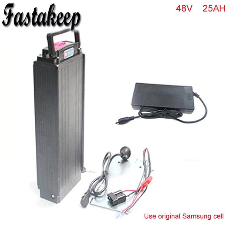 48V 25Ah Электрический велосипед батарея задняя стойка 1000W комплект литий ионный