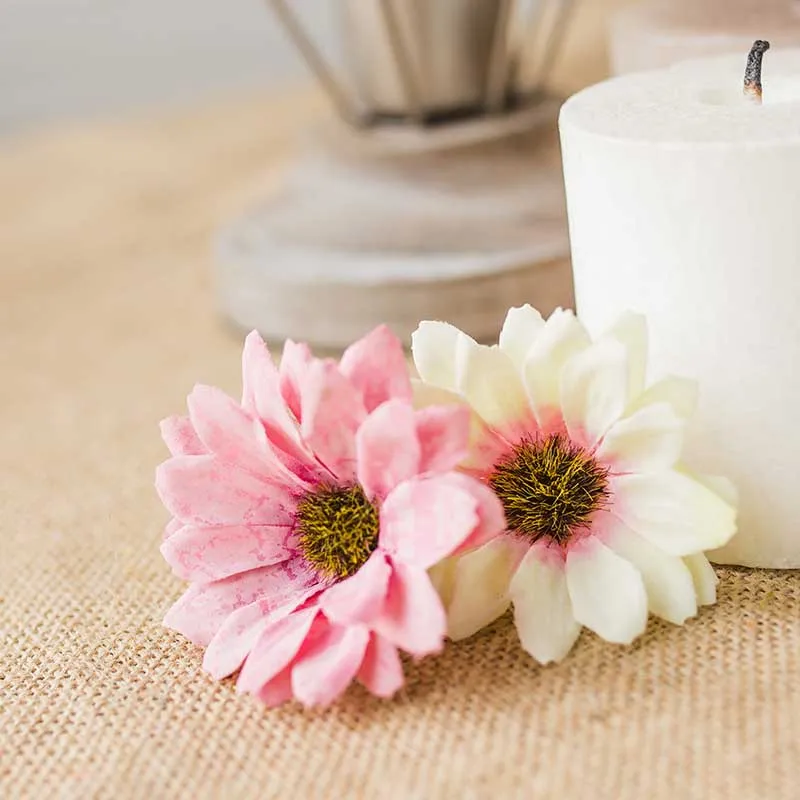 Новое поступление, 1 букет, винтажный Шелковый цветок, европейские искусственные цветы, осень, яркие ромашки, Искусственный лист, свадебные, для дома, вечерние, украшение