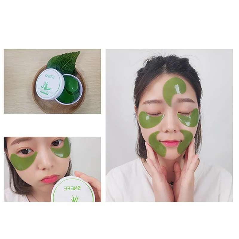 

Sleep Eye Masks Seaweed Crystal Collagen Eye Mask Hydrating Smooth Fine Lines Eye Patches 60pcs