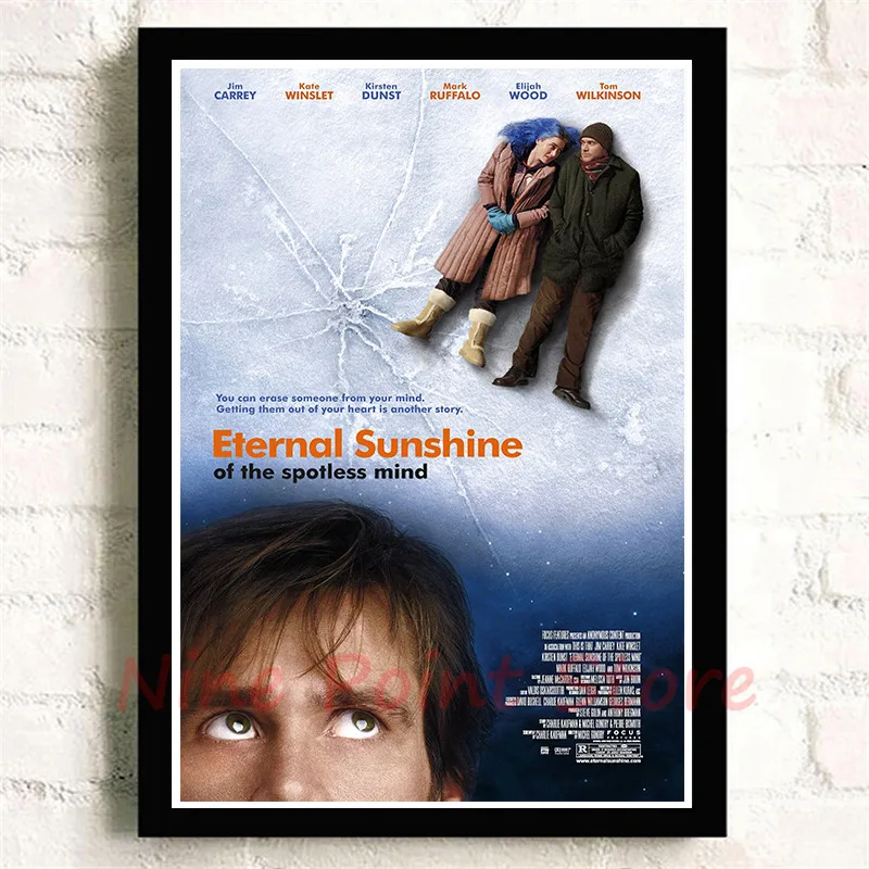 Jim Carrey Eternal Sunshine of the Spotless Mind бумага с покрытием печатает плакат HD изображение украшение дома гостиная бескаркасная - Цвет: Зеленый