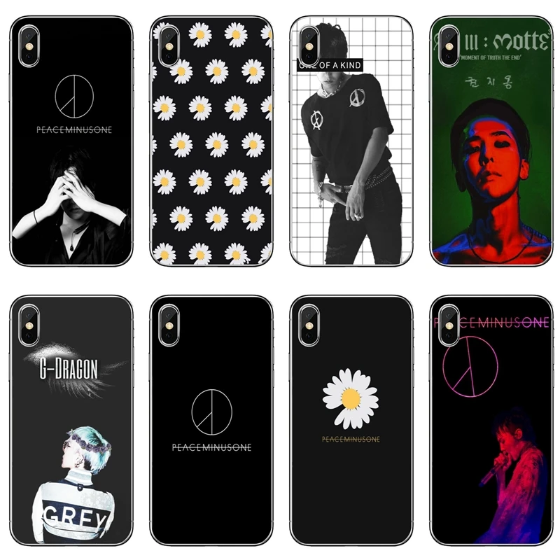 G dragon peaceminusone для samsung Galaxy S10 S9 S8 S7 S6 edge Plus Lite S5 S4 Note 9 8 5 Чехол Мягкий чехол для телефона