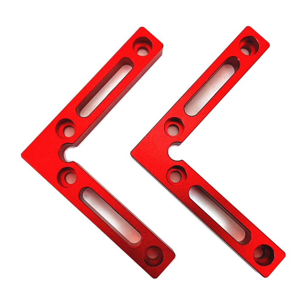 Woodworking Aluminum Alloy Block Holder Frame L Type Corner Squares Welding Right Angle Clamp Positioning Ruler Carpenter Tool |