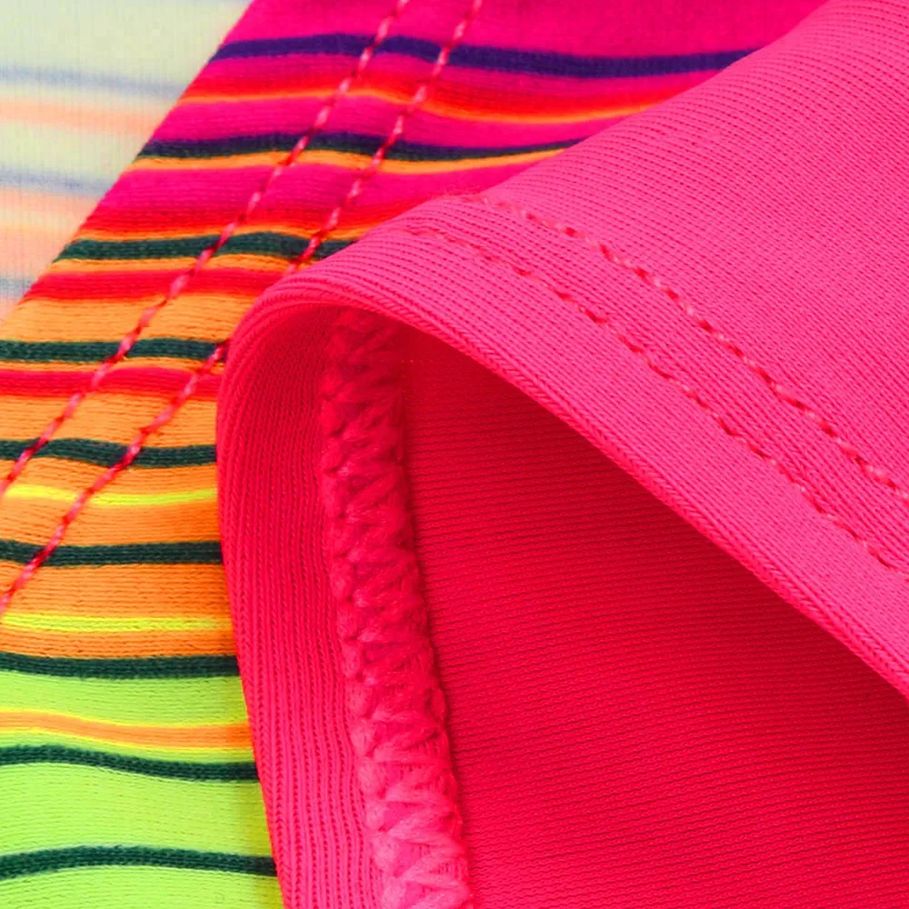 2018 детская одежда для маленьких девочек детский полосатый бандаж бикини
