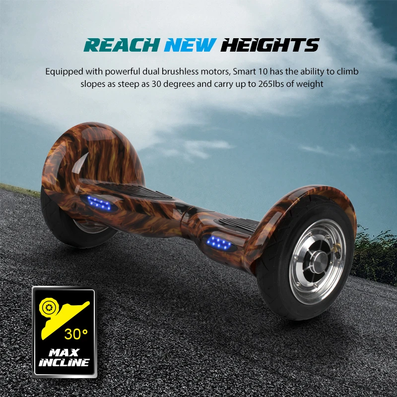 Koowheel Electric Hoverboard 10 inch Samsung Battery 2 Wheels Self Balancing Scooter Skatebord | Спорт и развлечения