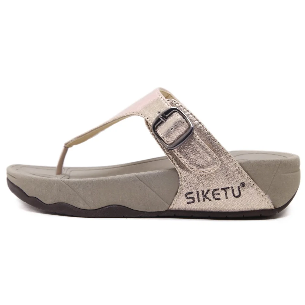 Size35 41 повседневные женские сандалии шлепанцы с пряжкой летние пляжные Вьетнамки